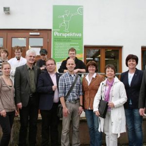 Perspektiva schafft Perspektiven: Die nordhessischen SPD-Landtagsabgeordneten der Nordhessenrunde zeigten sich begeistert vom Konzept der Perspektiva-Gesellschaft zur Eingliederung von benachteiligten Jugendlichen in den allgemeinen Arbeitsmarkt. Unser Fo