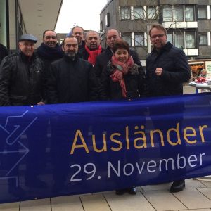 Info-Stand zur Ausländerbeiratswahl in Baunatal